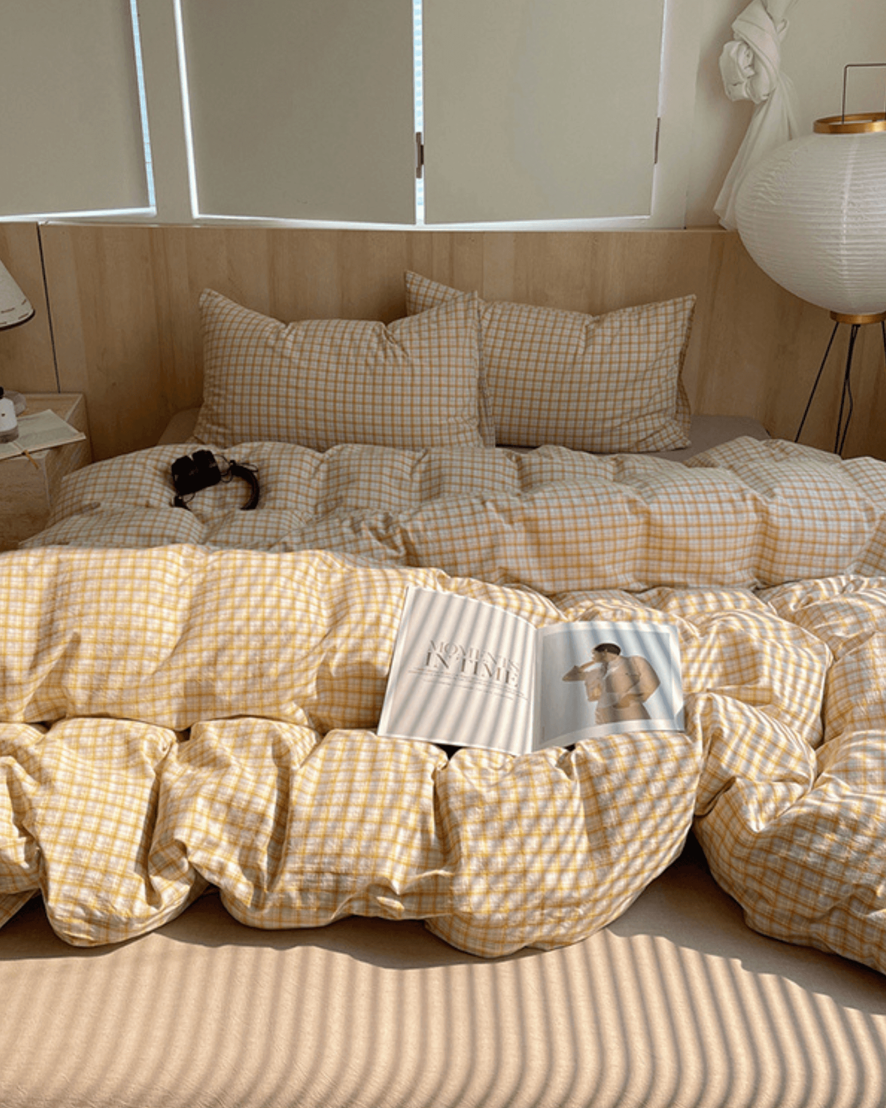 Jogo de Duvet Xadrez - Limoncello