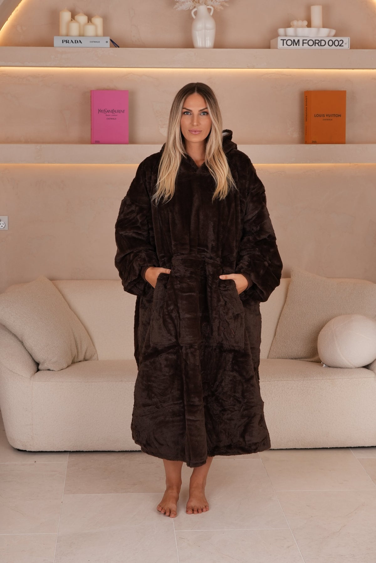 Moletom Oversized Com Capuz Long Coco