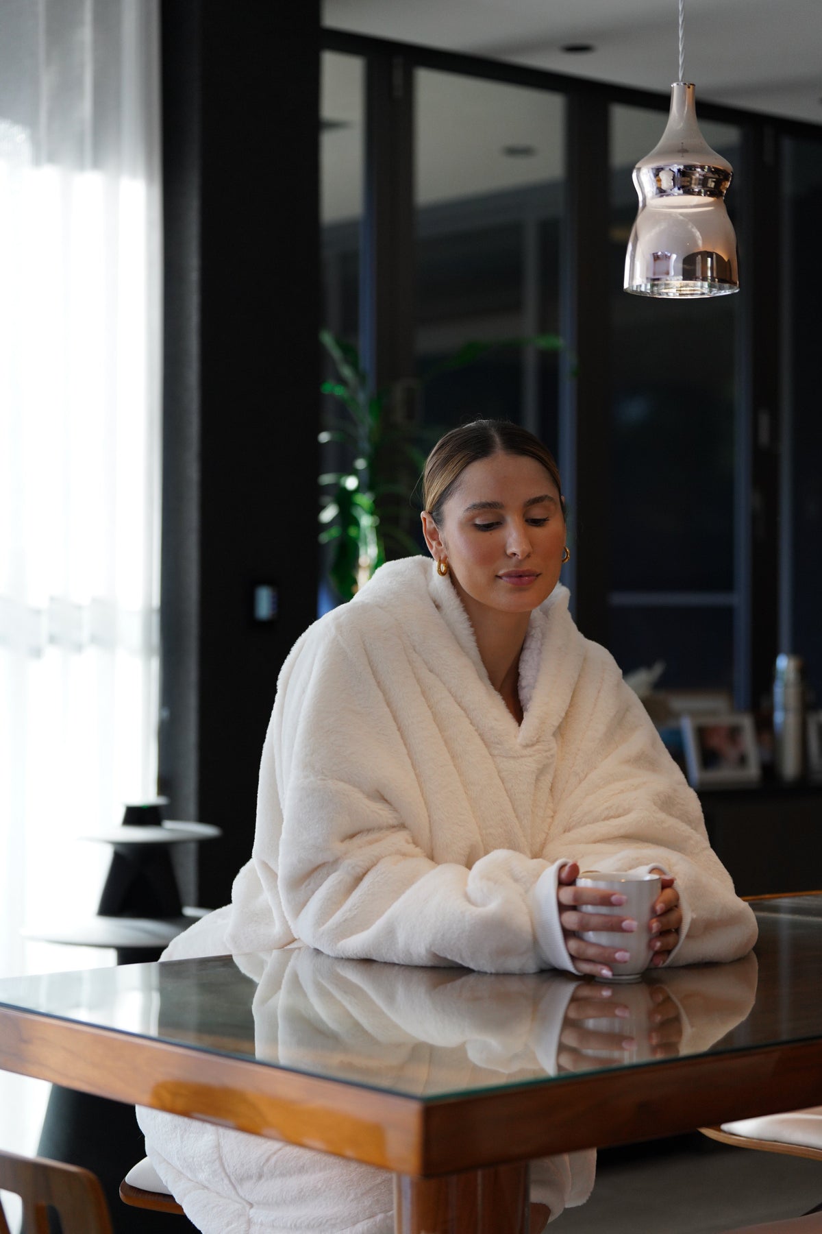 Moletom Oversized Com Capuz Marshmallow