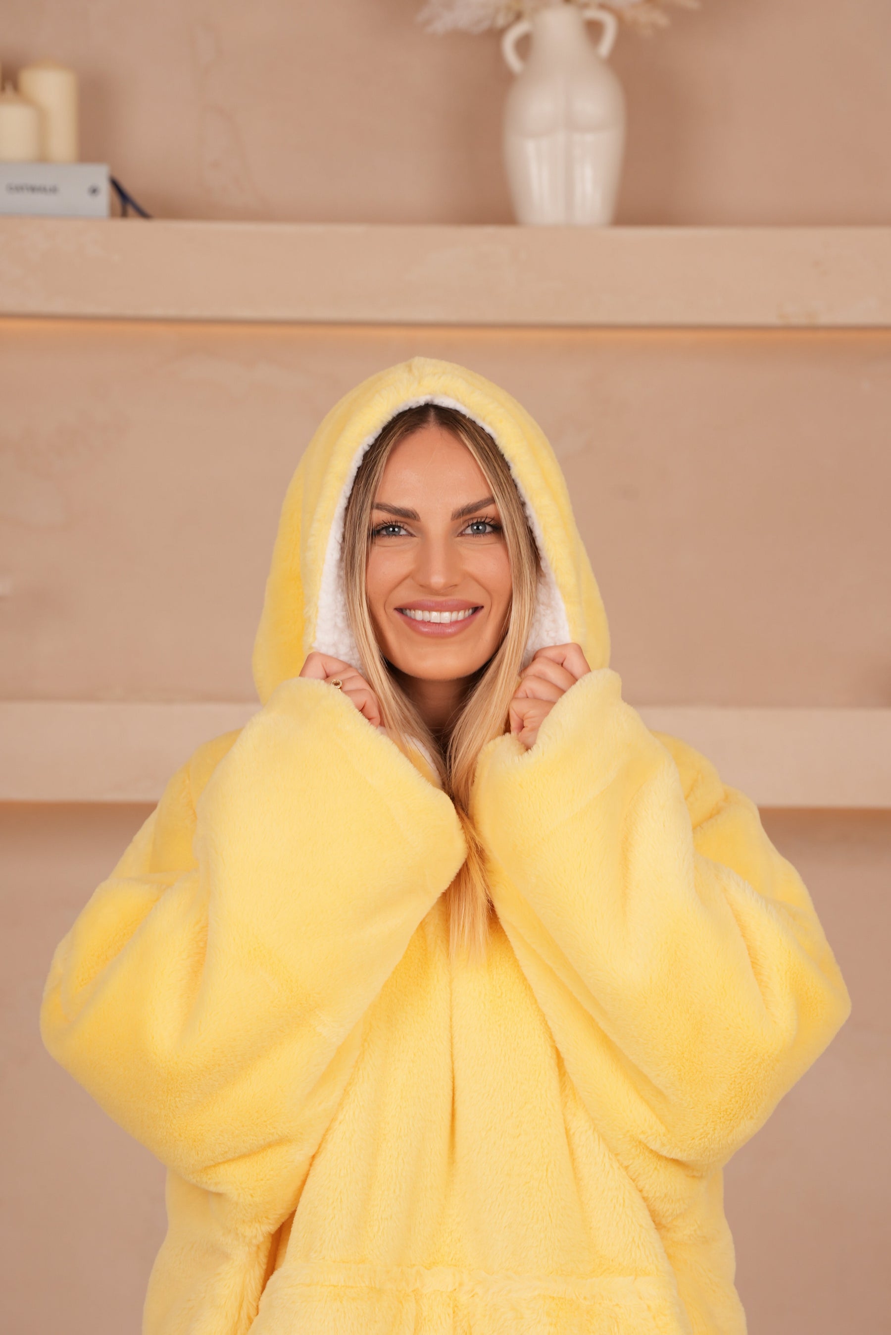 Moletom Oversized Com Capuz Limoncello