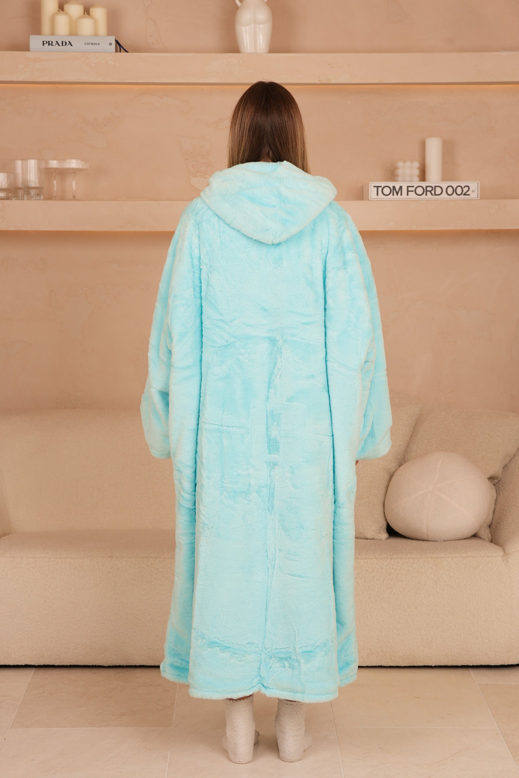 Moletom Oversized Com Capuz Long Bubbles