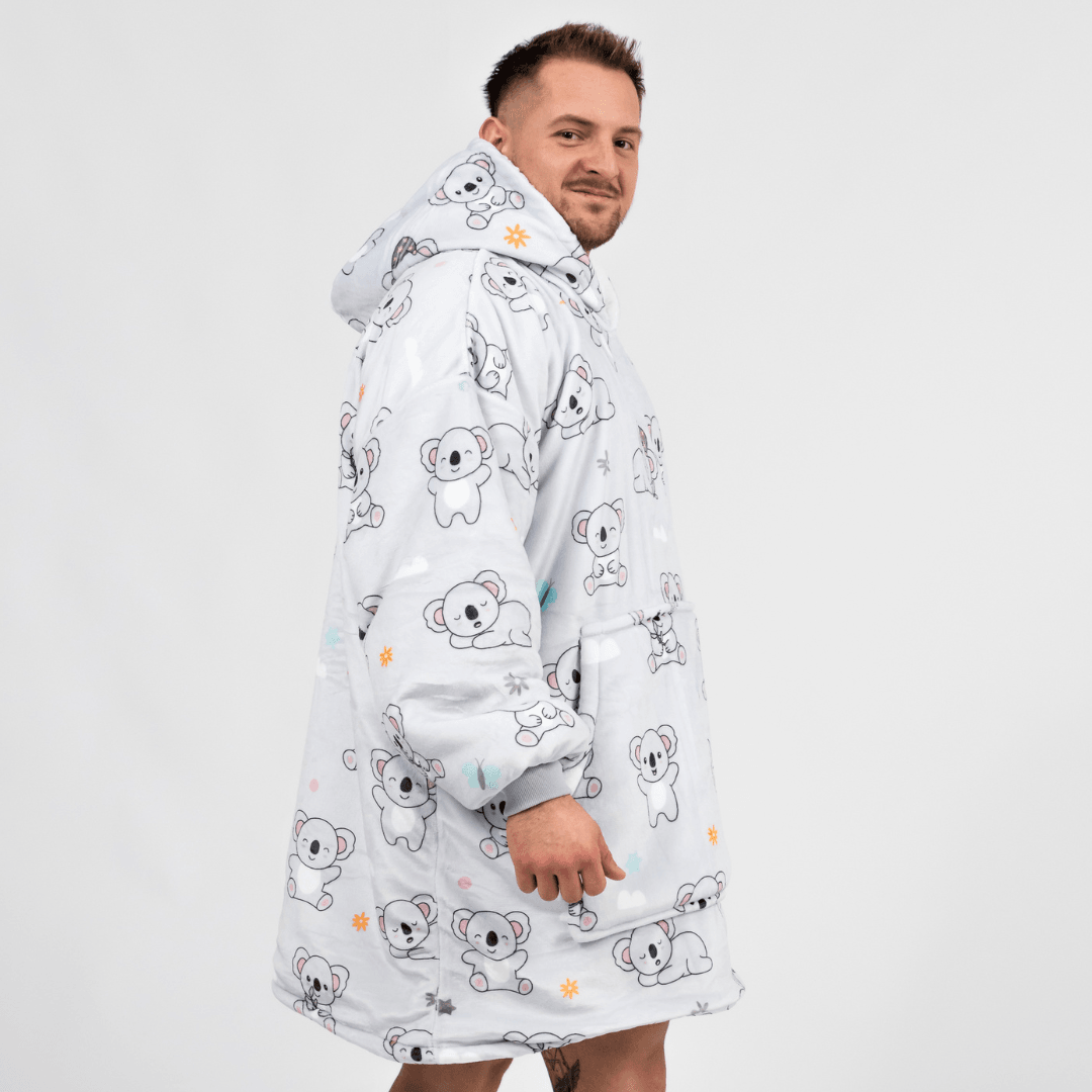 Moletom Oversized Com Capuz Koala