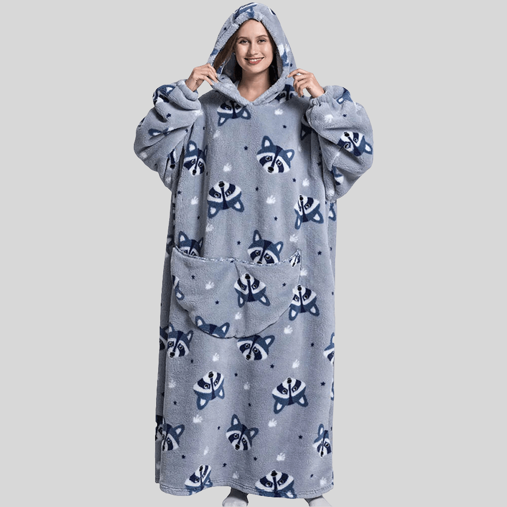 Moletom Oversized Com Capuz Guaxinim