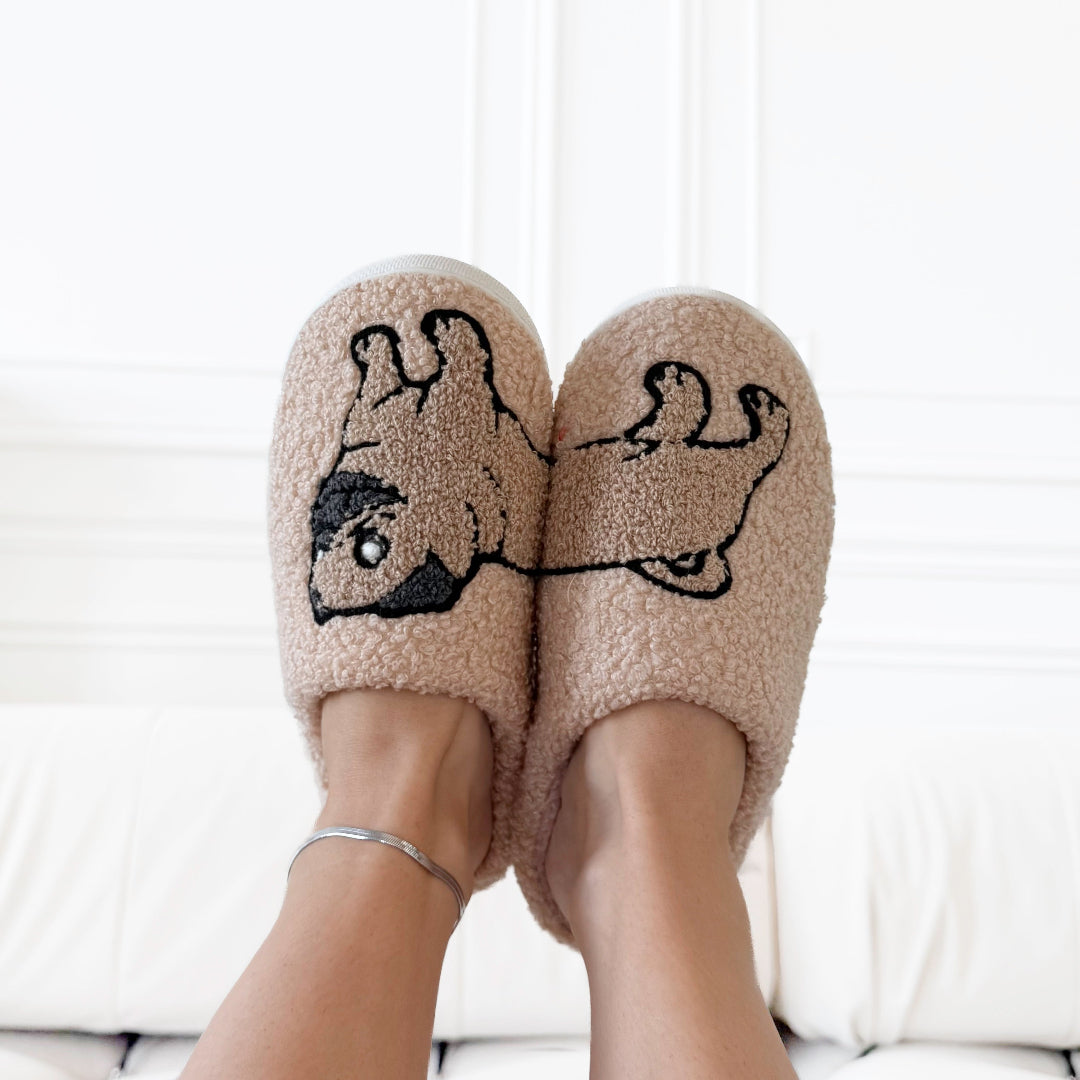 Pantufas Plush Pug Frenchie