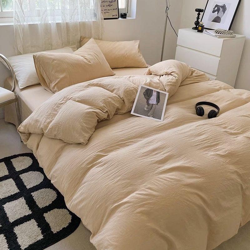 Jogo de Duvet Solid Washed - Vanilla