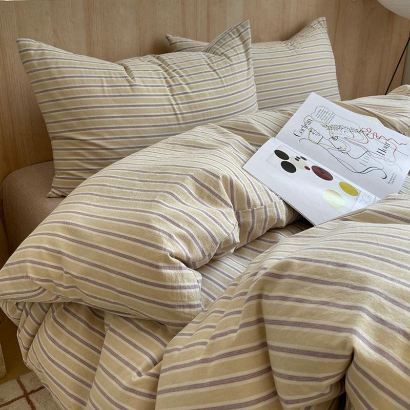 Jogo de Duvet Stripes - Cream