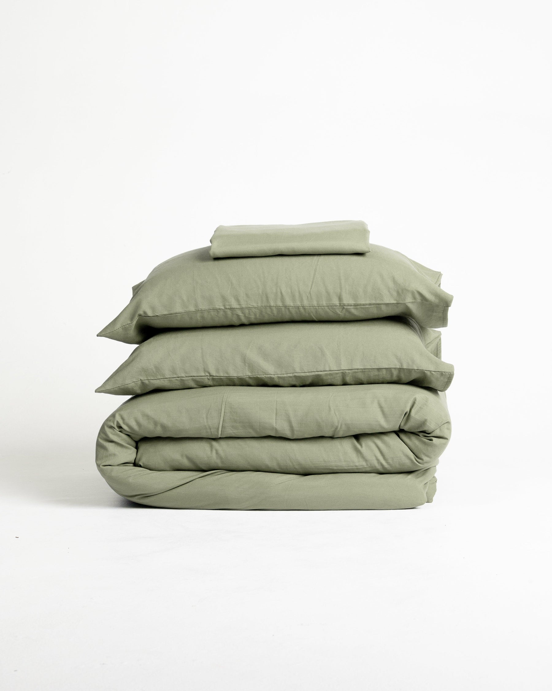 Jogo de Duvet Solid Washed - Matcha