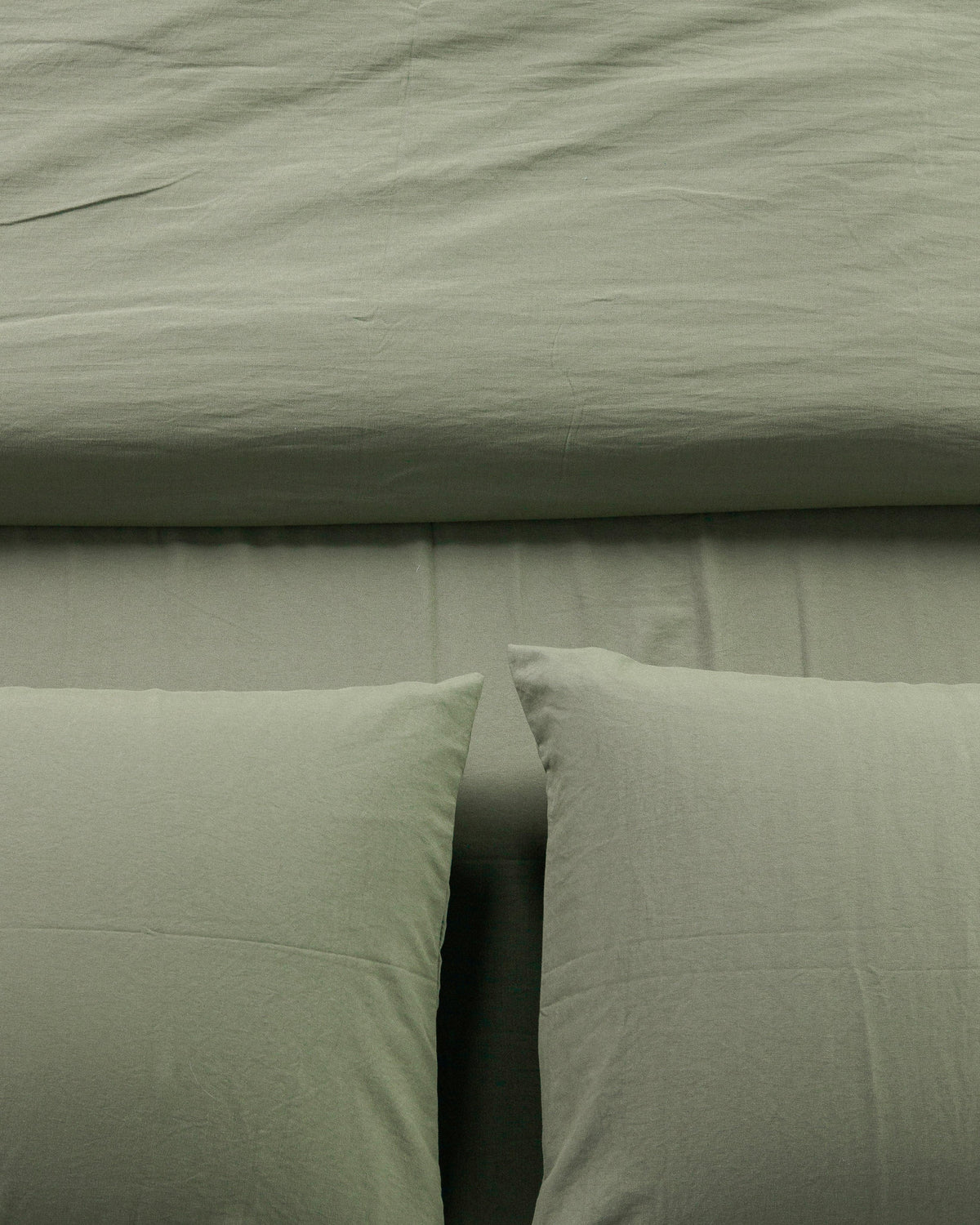 Jogo de Duvet Solid Washed - Matcha