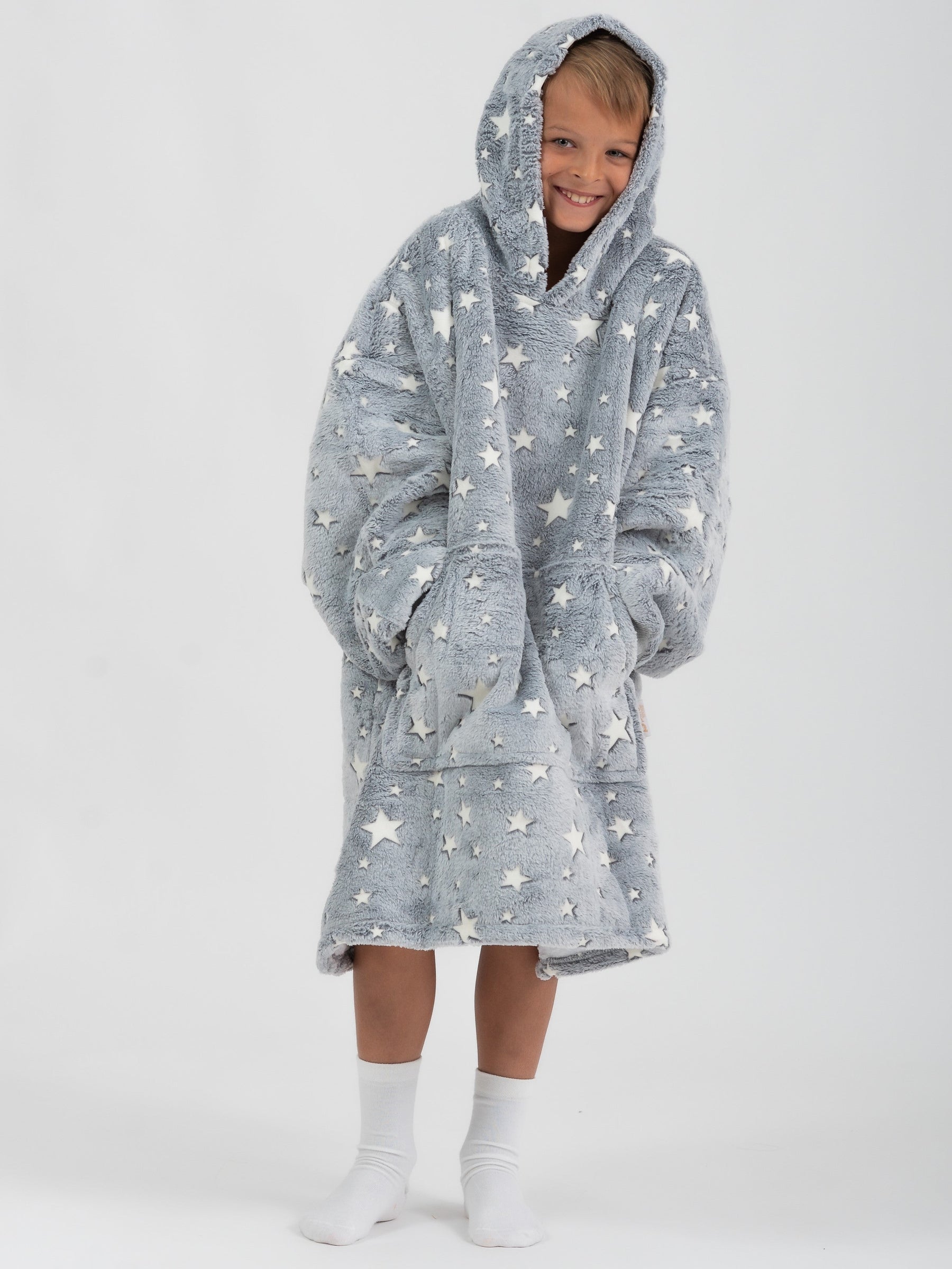 Pofli Fluorescente Cinza Kids - Pofli