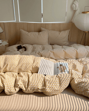 Jogo de Duvet Xadrez - Limoncello