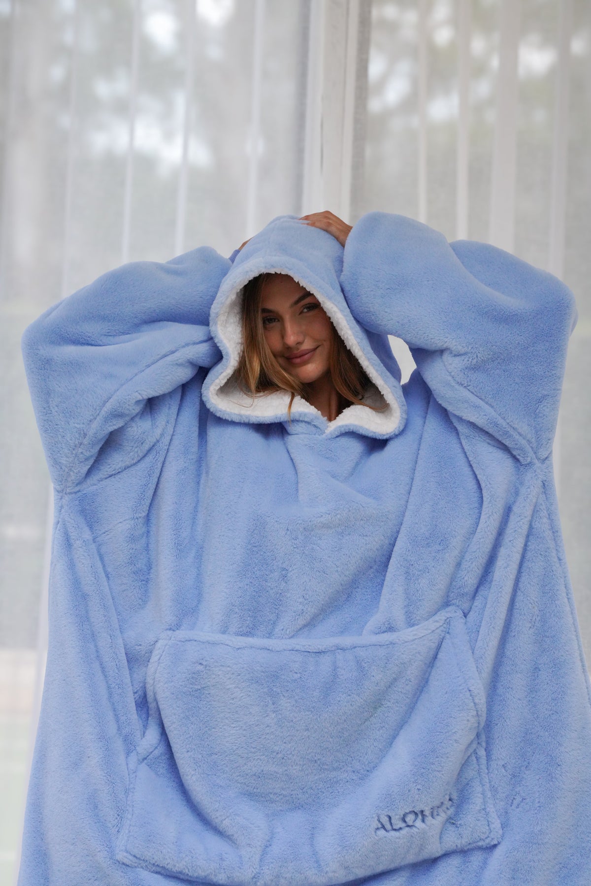 Moletom Oversized Com Capuz Frost