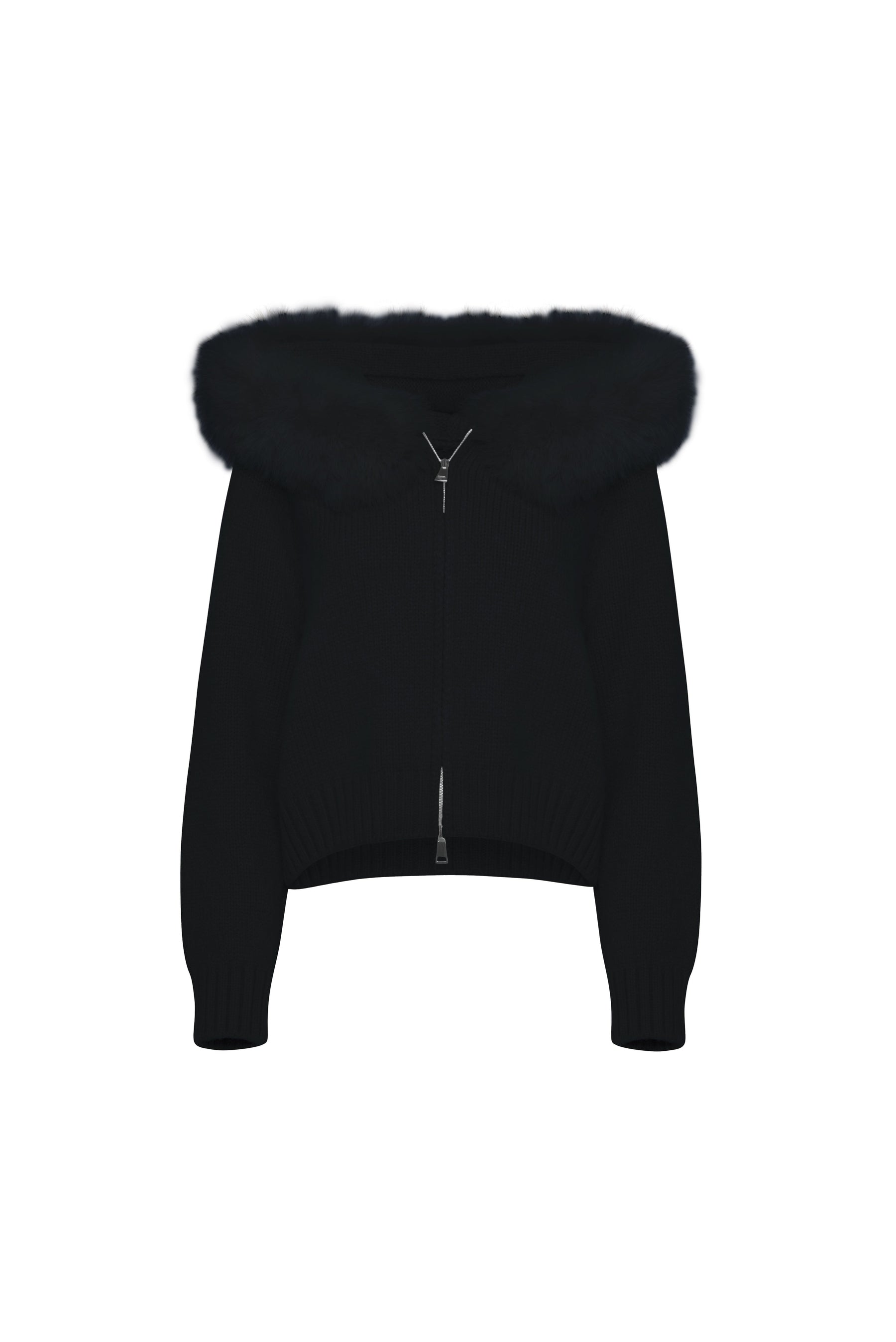 Velvet Cardigan - Preto