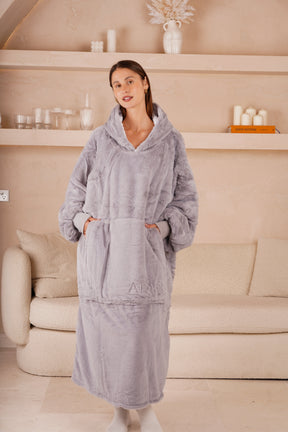 Moletom Oversized Com Capuz Long Cloud