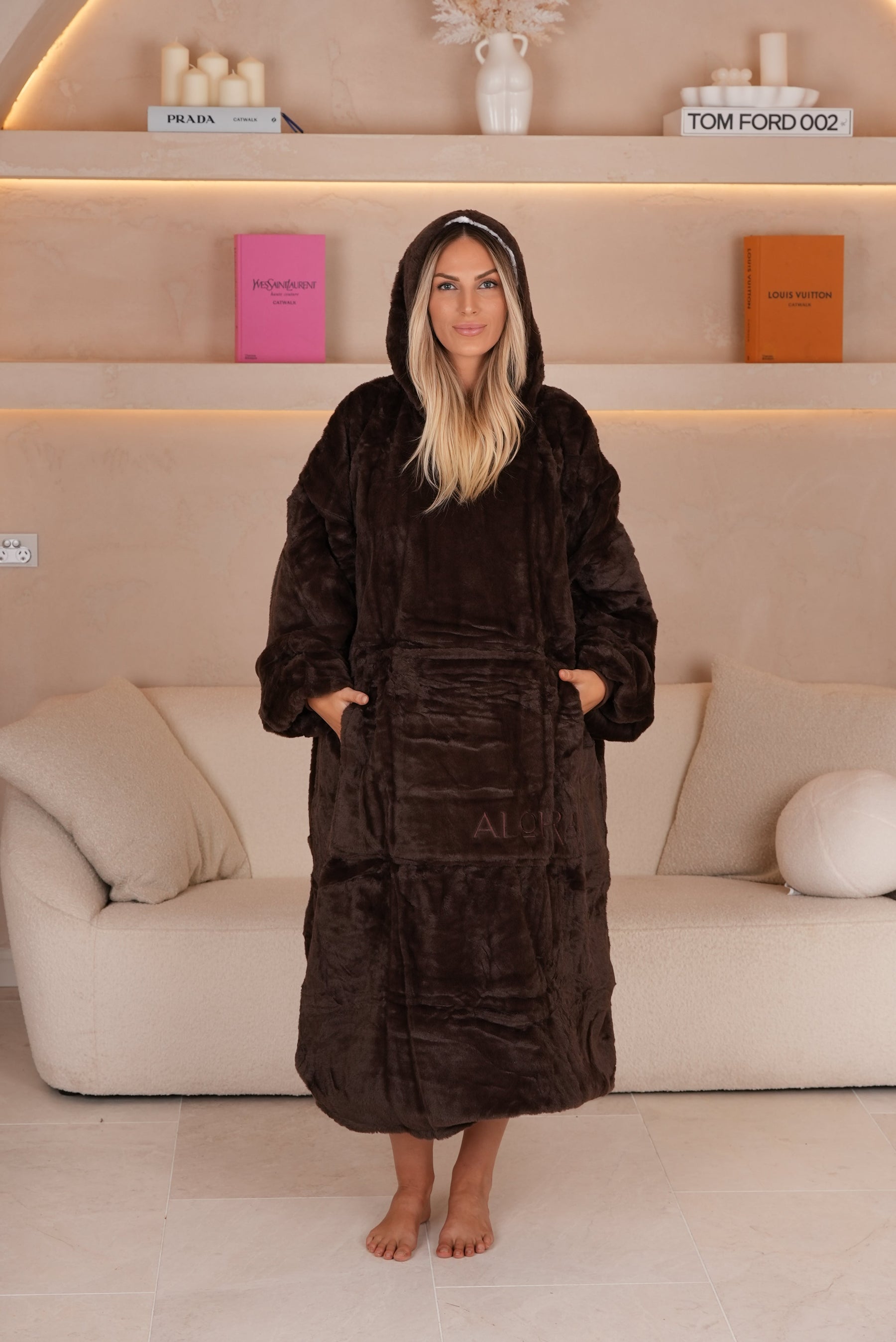Moletom Oversized Com Capuz Long Coco