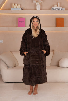Moletom Oversized Com Capuz Long Coco