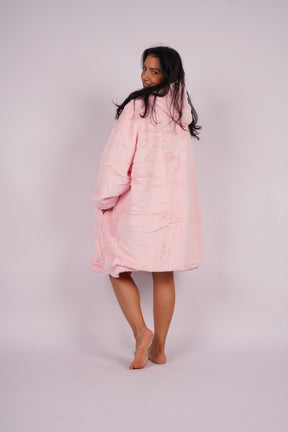 Moletom Oversized Com Capuz Blush