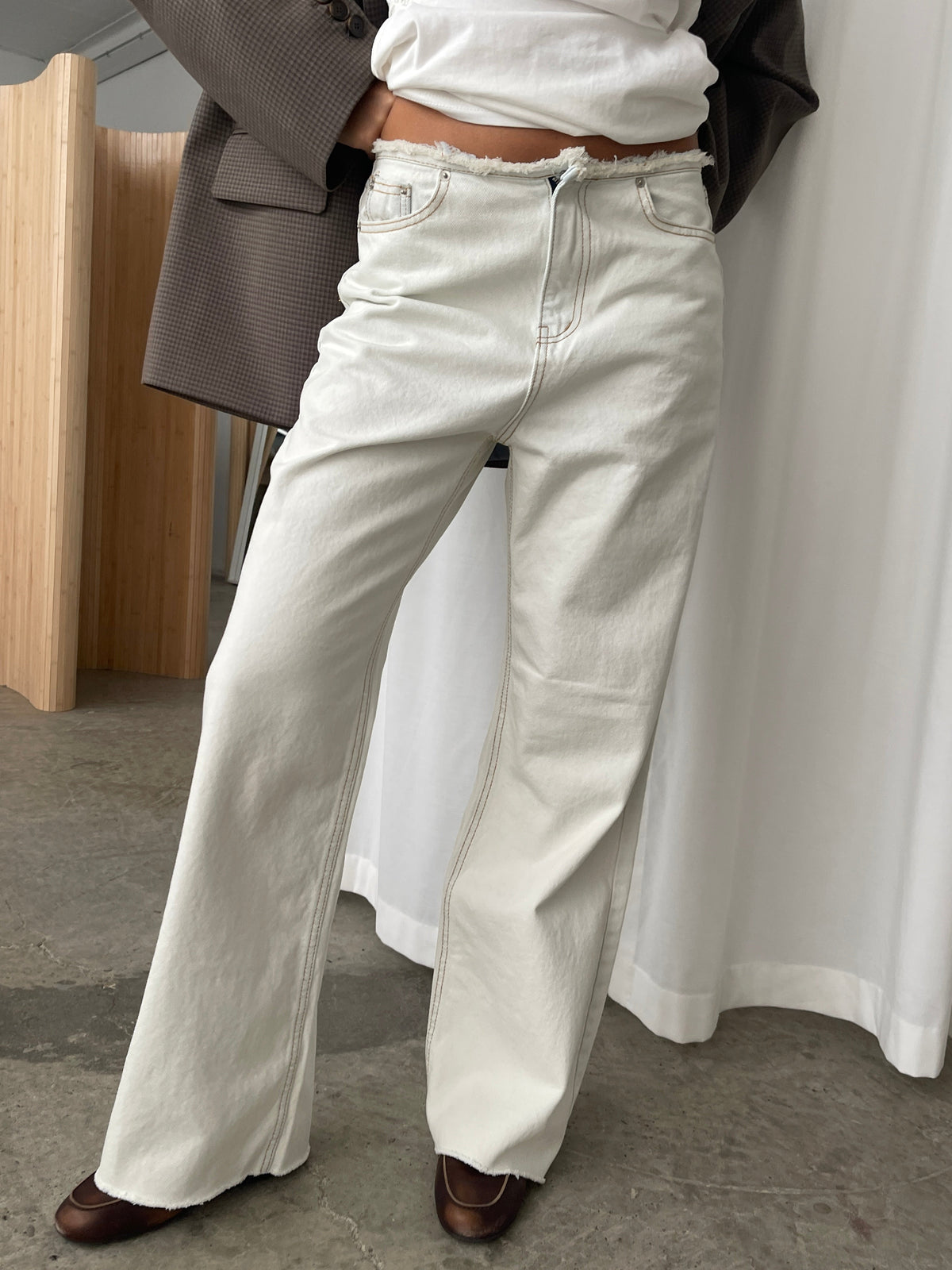 Jeans Cintura Baixa Lavagem Gelada