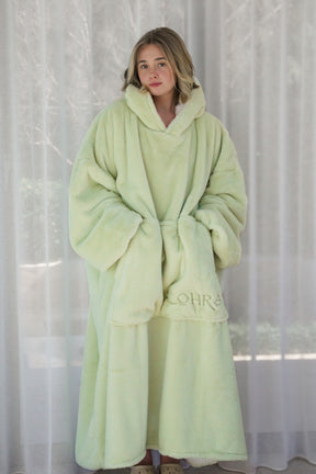 Moletom Oversized Com Capuz Long Kiwi