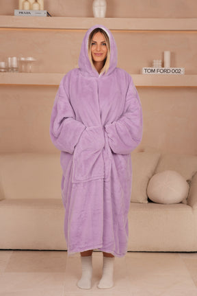 Moletom Oversized Com Capuz Long Smoothie