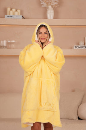 Moletom Oversized Com Capuz Limoncello