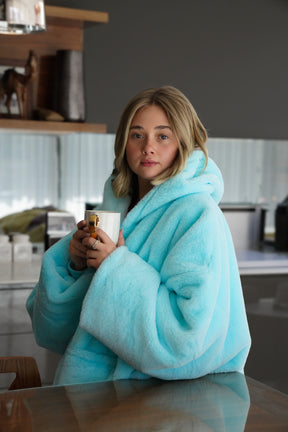 Moletom Oversized Com Capuz Long Bubbles