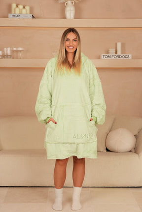 Moletom Oversized Com Capuz Kiwi
