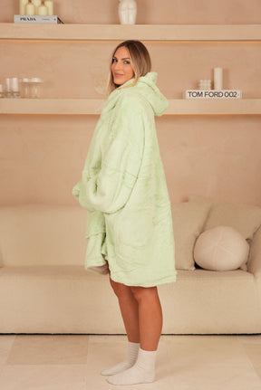 Moletom Oversized Com Capuz Kiwi