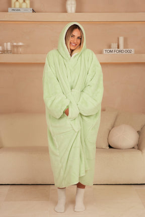 Moletom Oversized Com Capuz Long Kiwi