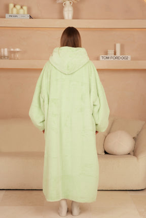 Moletom Oversized Com Capuz Long Kiwi