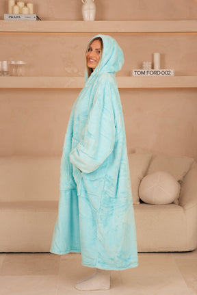 Moletom Oversized Com Capuz Long Bubbles
