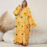 Moletom Oversized Com Capuz Laranjas