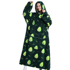 Moletom Oversized Com Capuz Abacate