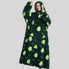 Moletom Oversized Com Capuz Abacate