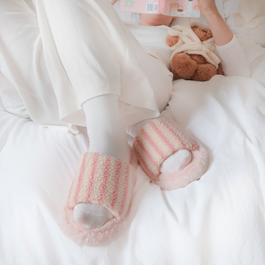 Pantufas Listradas Alicia Plush
