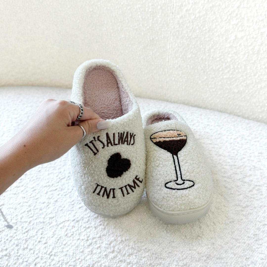 Pantufas Plush Espresso Martini