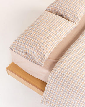 Jogo de Duvet Xadrez - Mocha