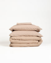 Jogo de Duvet Solid Washed - Vanilla