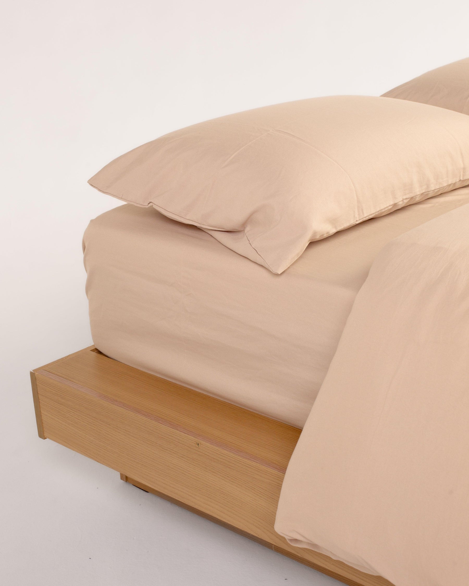 Jogo de Duvet Solid Washed - Vanilla