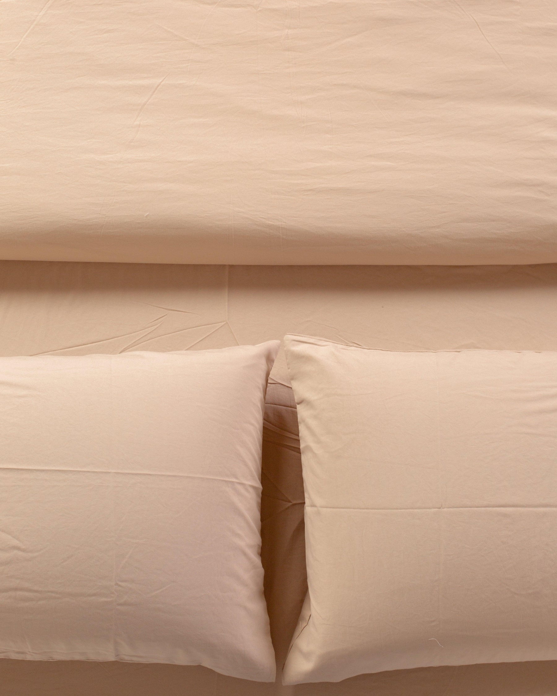 Jogo de Duvet Solid Washed - Vanilla