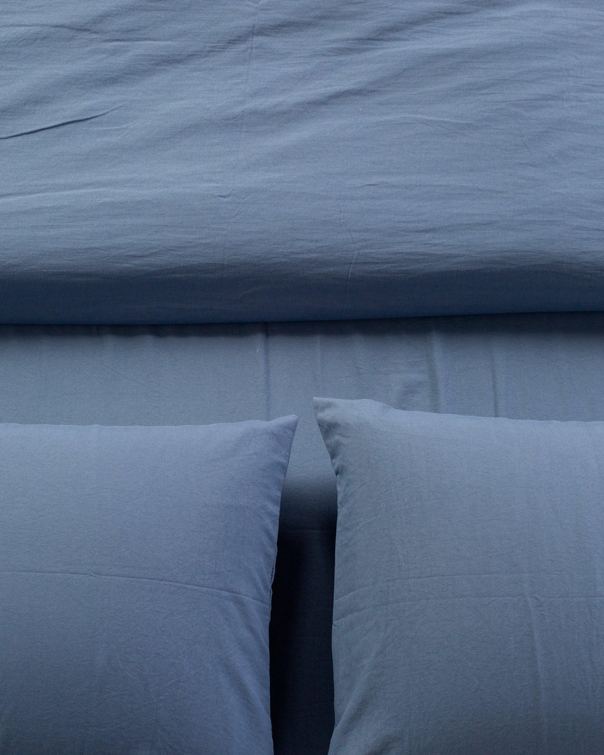 Jogo de Duvet Solid Washed - Navy