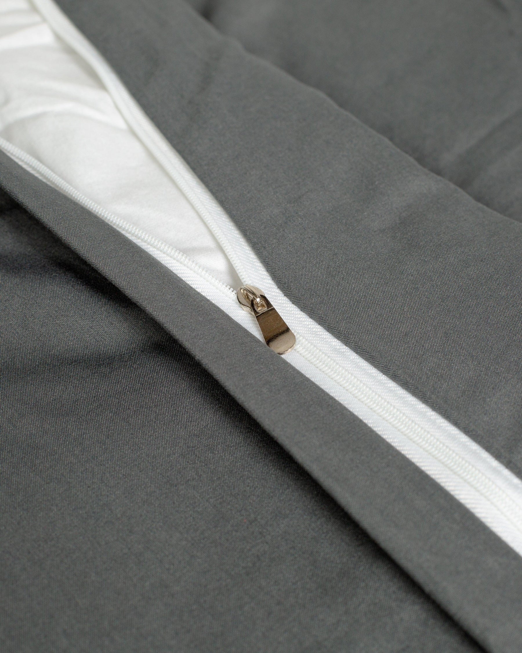 Jogo de Duvet Solid Washed - Smoke