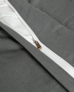 Jogo de Duvet Solid Washed - Smoke