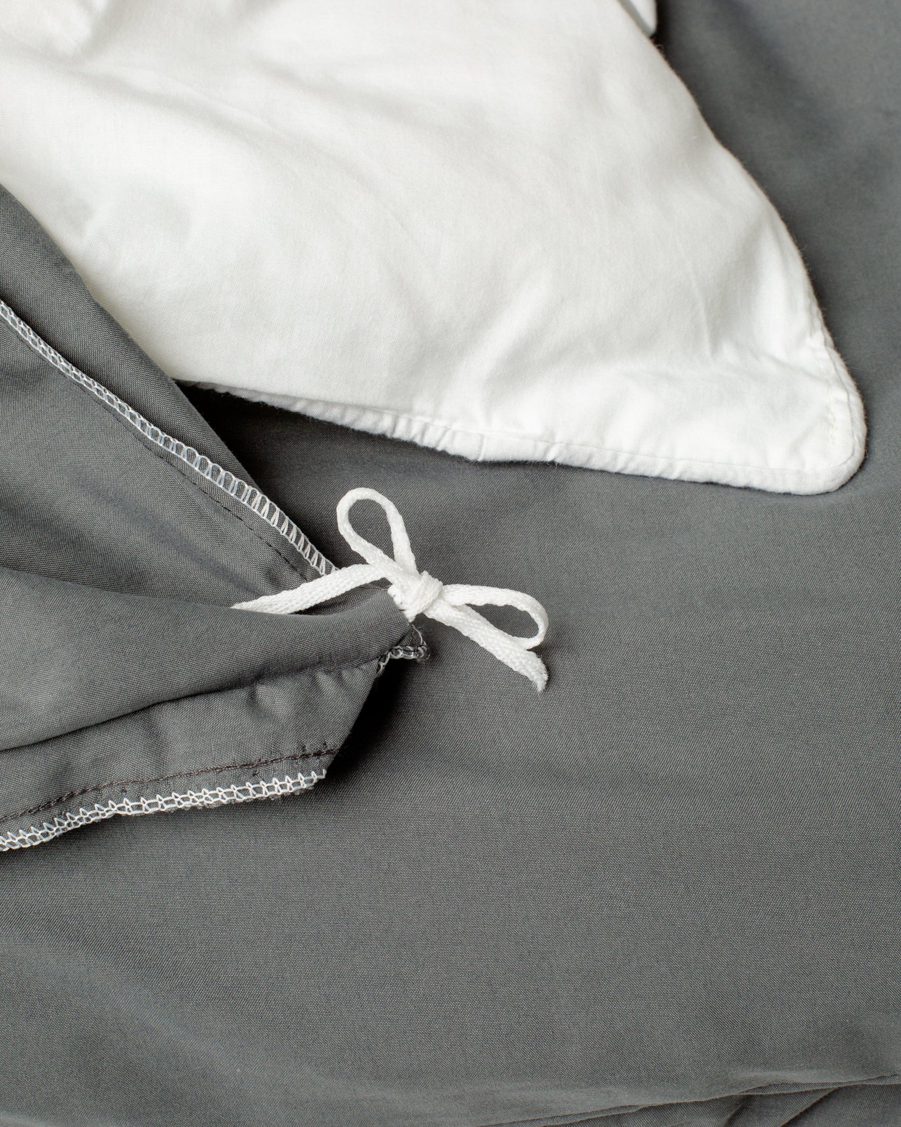 Jogo de Duvet Solid Washed - Smoke