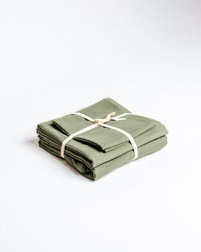 Jogo de Duvet Solid Washed - Matcha